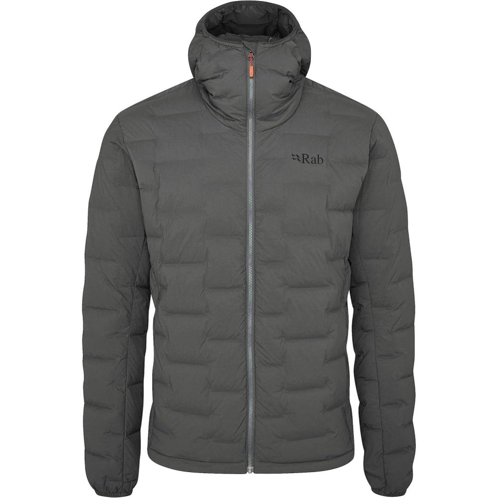 imageRab Mens Cubit Stretch Down Hoody Lightweight Down Jacket for Trekking Climbing ampamp SkiingGraphene