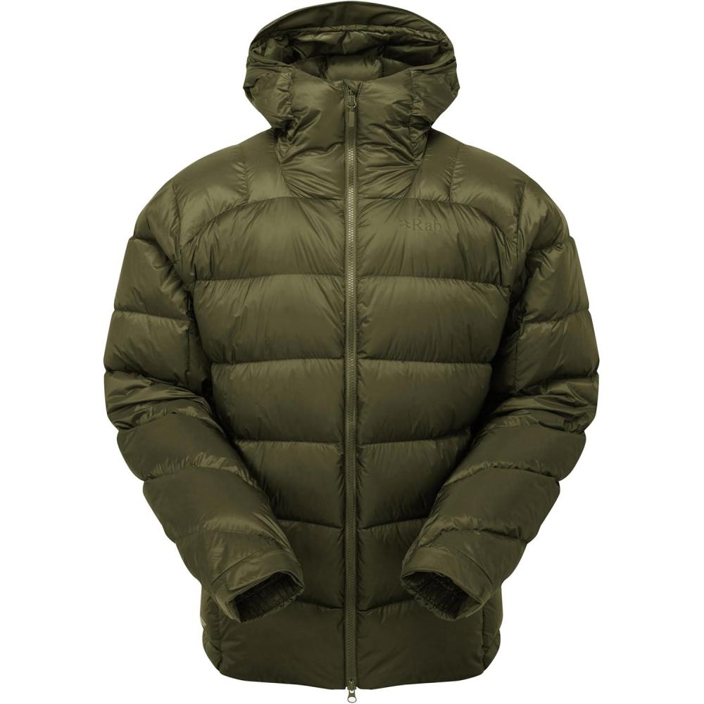 imageRab Mens Neutrino Pro Hoody  Lightweight Warm Down Coat for Climbing ampamp MountaineeringOlive Olive