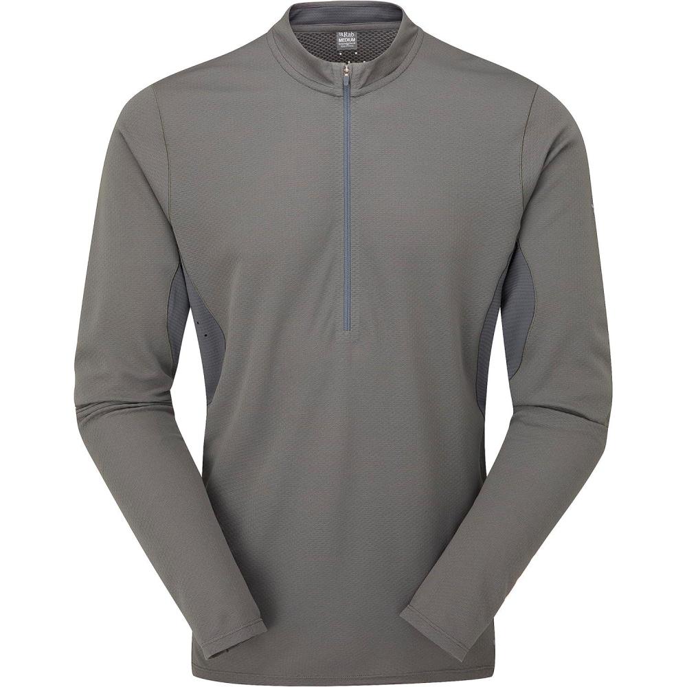 imageRab Mens Ridgeline LS Tee Lightweight Breathable Long Sleeve Shirt for Trail RunningGraphene