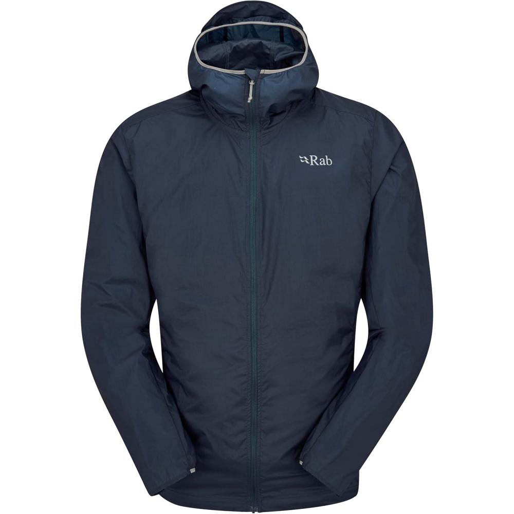 imageRab Mens Vital Windshell HoodyTempest Blue