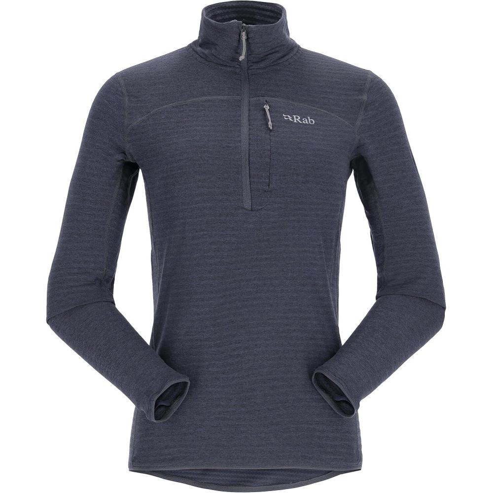 imageRab Womens Ascendor Light PullOn HalfZip Fleece Coat for Climbing Skiing ampamp MountaineeringBeluga