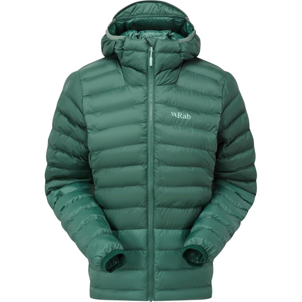 imageRab Womens Cirrus Alpine Jacket  Lightweight Insulated Coat for Climbing ampamp MountaineeringGreen SlateEucalyptus