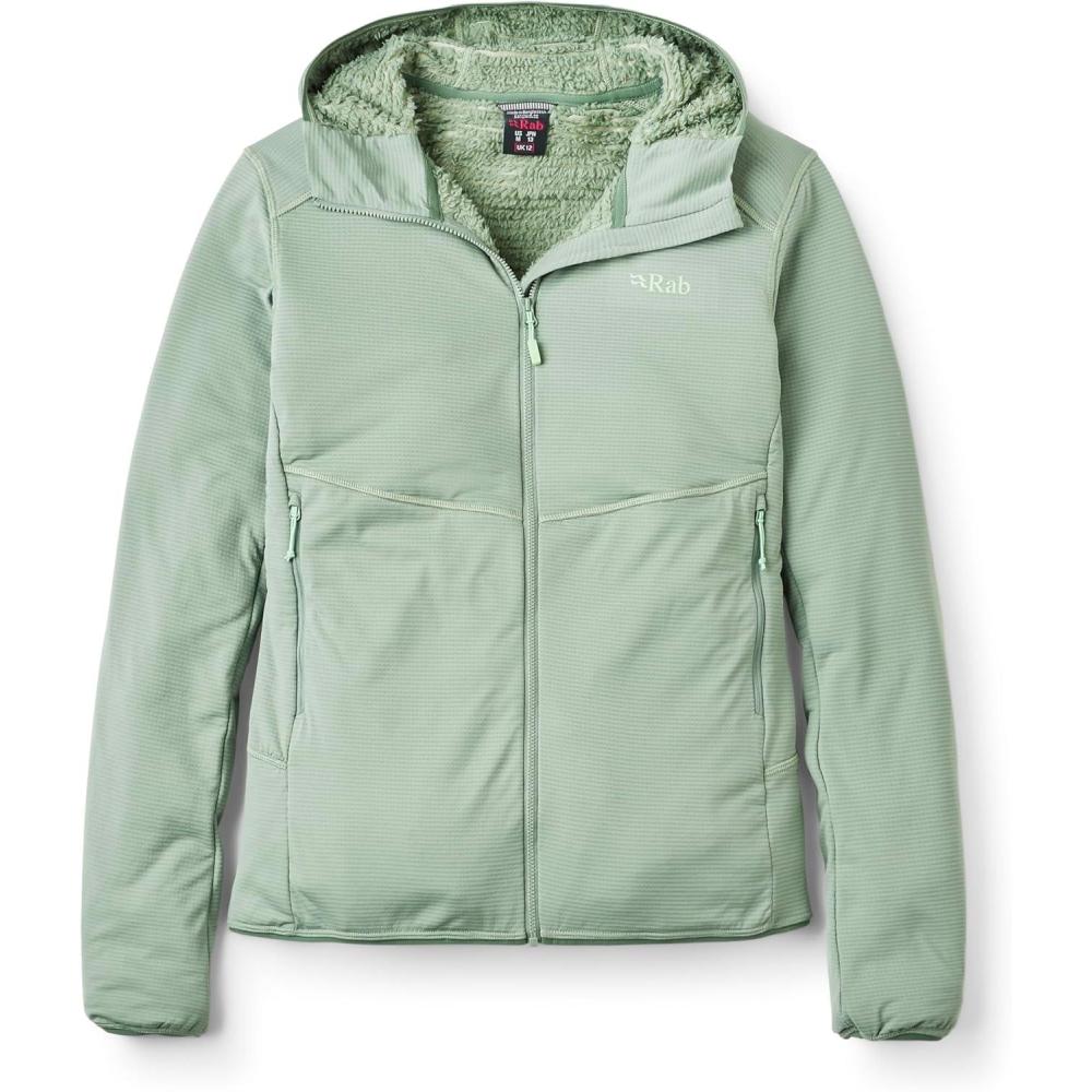 imageRab Womens Evolute Hoody Lightweight Insulated Jacket for Hiking ampamp ClimbingDark Fig Green