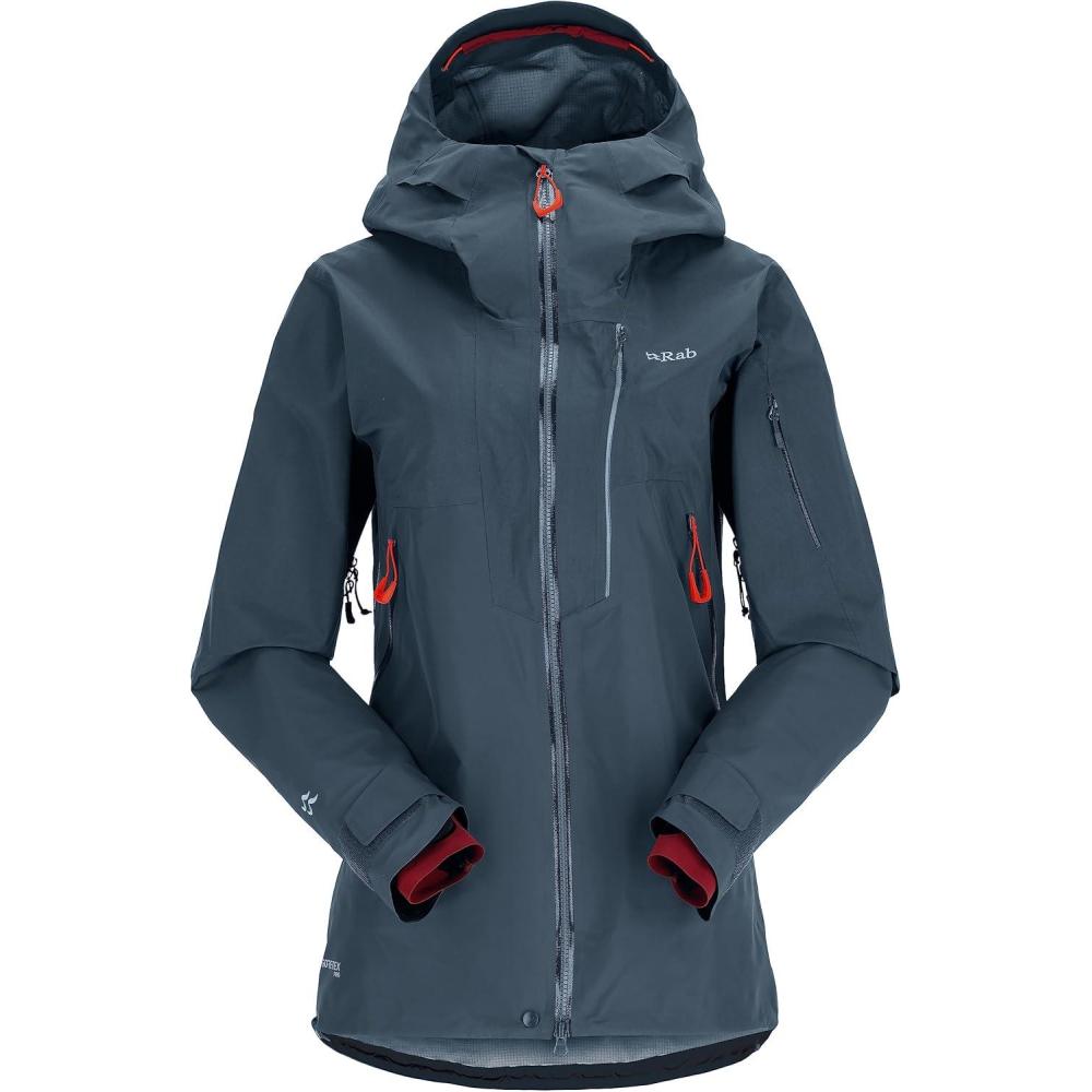 imageRab Womens Khroma Latok GoreTex Pro Jacket GTX Waterproof Breathable Coat for Skiing ampamp MountaineeringOrion Blue