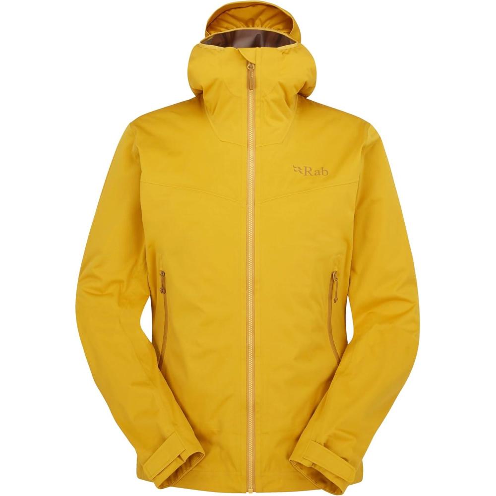 imageRab Womens Kinetic 20 Hooded Jacket Waterproof Softshell for Hiking TrekkingSahara