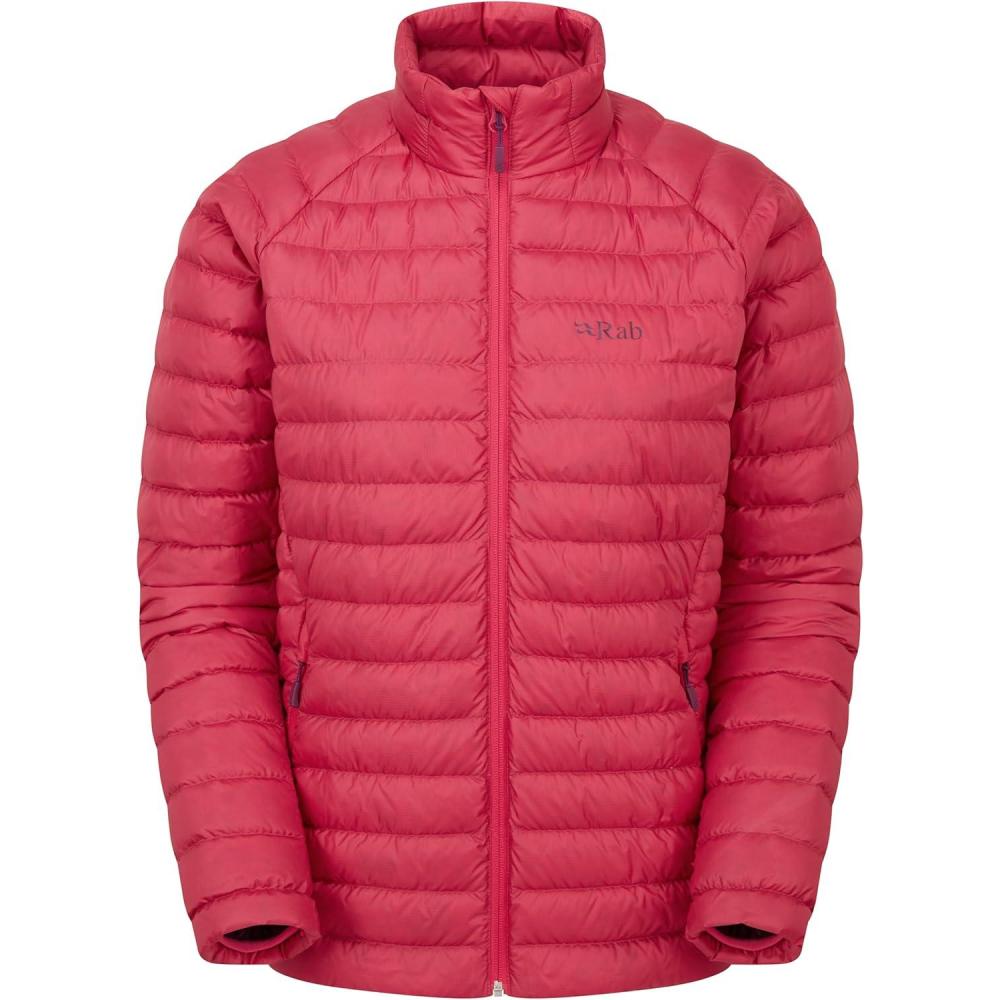 imageRab Womens Microlight Down Jacket  700Fill Down Puffer Coat for Hiking ampamp SkiingWatermelon