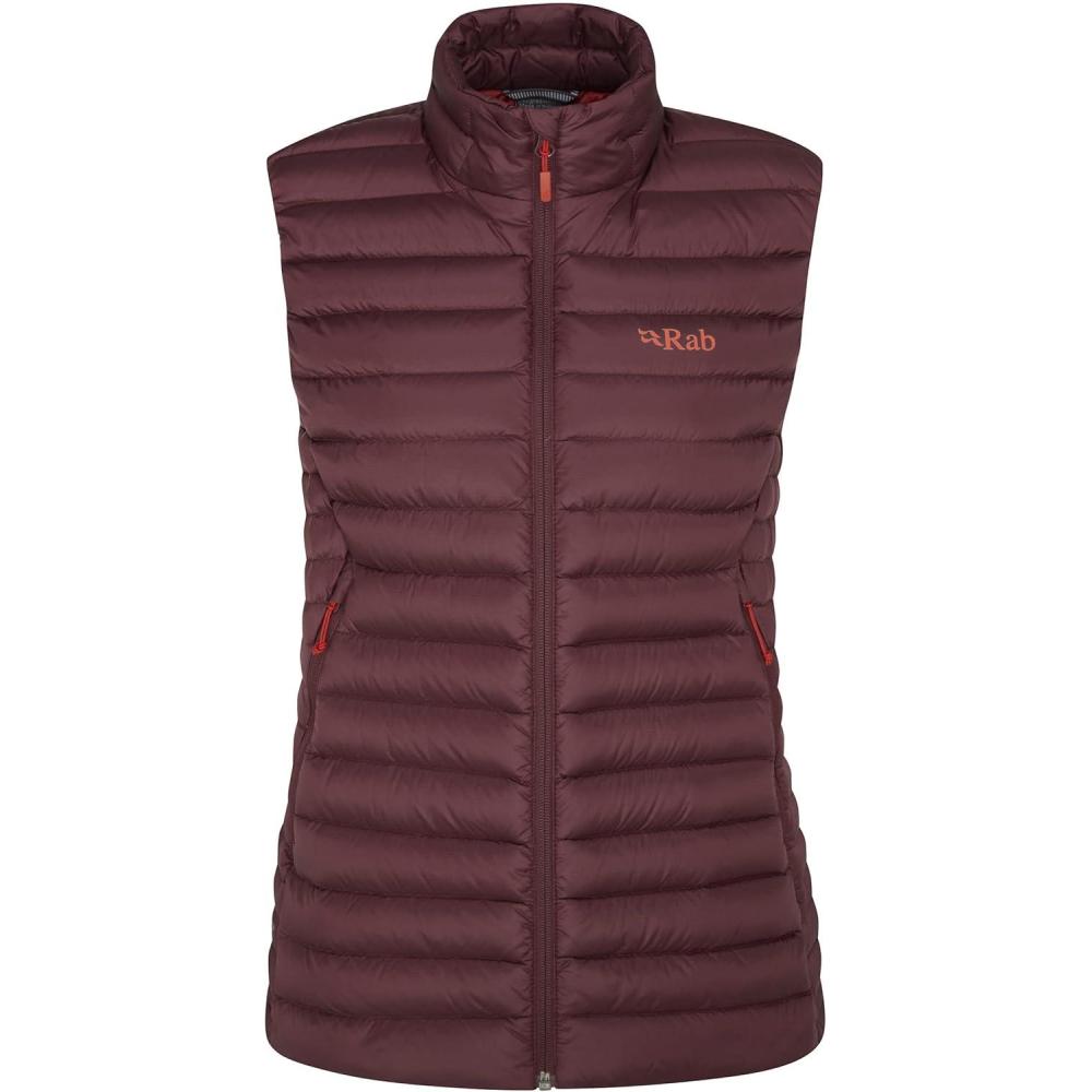 imageRab Womens Microlight Down Vest  Insulated Lightweight Gilet for Hiking Trekking ampamp SkiingDeep Heather