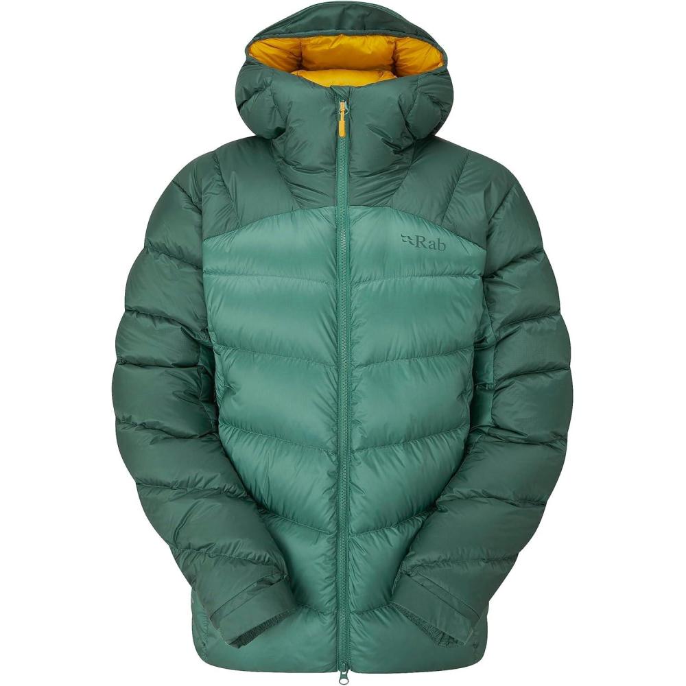 imageRab Womens Neutrino Pro Hoody  Lightweight Warm Down Coat for Climbing ampamp MountaineeringGreen SlateEucalyptus