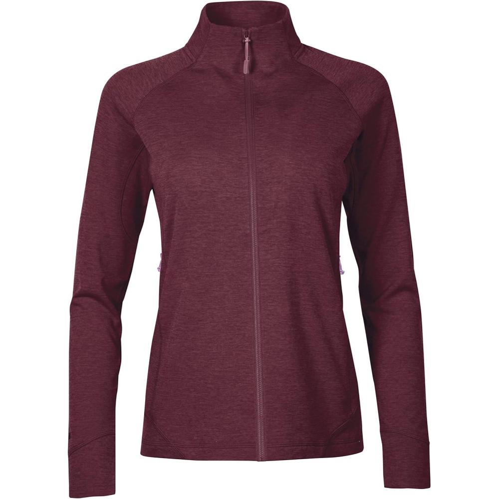 imageRab Womens Nexus Stretch Fleece Jacket Lightweight for Hiking Climbing ampamp LayeringDeep Heather Past Season
