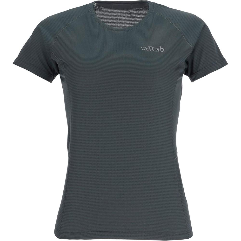 imageRab Womens Sonic Tee Lightweight Breathable ShortSleeve TShirt for Trail Running ampamp HikingBeluga