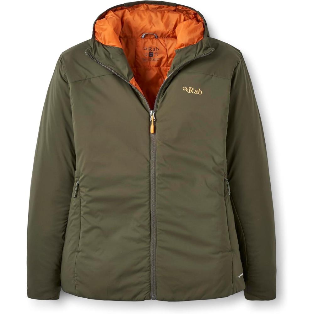 imageRab Womens Xenair Alpine Light Hooded Insulated Jacket for Hiking ampamp MountaineeringArmy