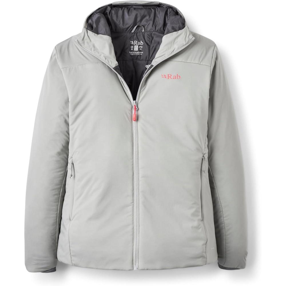 imageRab Womens Xenair Alpine Light Hooded Insulated Jacket for Hiking ampamp MountaineeringLight Zinc