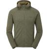 imageRab Mens Nexus Hoody  FullZip Lightweight Fleece Jacket for Hiking ampamp ClimbingLight Khaki