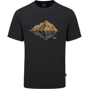 Rab Crimp Reflection Tee – Quick-Drying Comfortable Graphic T-Shirt for Hiking, Climbing, & Casual Use(Beluga)