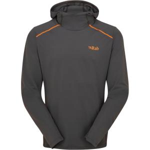 Rab Men’s Force Hoody Lightweight Long-Sleeve Hooded Baselayer Shirt for Hiking, Climbing, & Trail Running(Graphene)