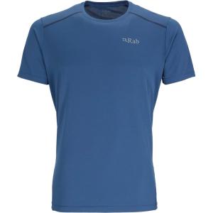 Rab Men’s Force Tee – Lightweight T-Shirt for Hiking, Climbing, & Trail Running(Nightfall Blue)