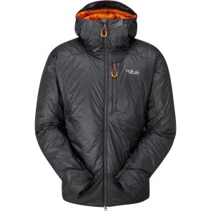 Rab Men’s Generator Alpine Jacket – Synthetic Insulated Coat for Climbing & Mountaineering(Anthracite (Marmalade))