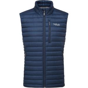 Rab Men’s Microlight Vest – 700-Fill Lightweight Down Gilet for Hiking & Skiing(Tempest Blue)