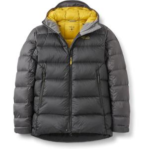 Rab Men’s Neutrino Pro Hoody – Lightweight Warm Down Coat for Climbing & Mountaineering(Black/Graphene)