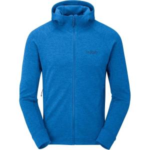 Rab Men’s Nexus Hoody – Full-Zip Lightweight Fleece Jacket for Hiking & Climbing(Maya Blue)