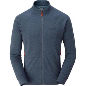 Rab Men’s Nexus Stretch Fleece Jacket, Lightweight for Hiking, Climbing & Layering(Steel)