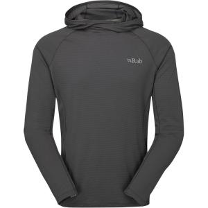 Rab Men’s Sonic Hoody – Lightweight Breathable Baselayer Shirt for Hiking & Trail Running(Graphene)