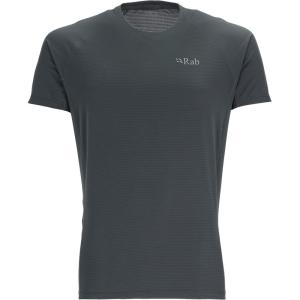 Rab Men’s Sonic Tee – Lightweight Breathable Short-Sleeve T-Shirt for Trail Running & Hiking(Beluga)