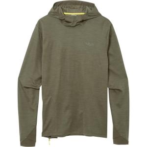 Rab Men’s Staden Hoody – Lightweight Breathable Hooded Midlayer for Hiking & Climbing(Army)