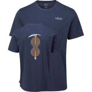 Rab Men’s Stance Axe Tee – Organic Short-Sleeve T-Shirt for Everyday Outdoor Use(Deep Ink)