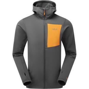 Rab Men’s Superflux Hoody – Lightweight Fleece Jacket for Hiking & Climbing(Graphene)