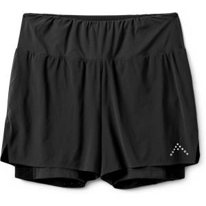 Rab Men’s Talus 2-in-1 Shorts – Quick-Drying Shorts with Built-in Liner for Trail Running & Hiking(Ebony)
