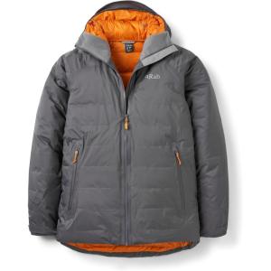 Rab Men’s Valiance Down Jacket – Waterproof Windproof Warm Down Coat for Climbing & Mountaineering(Graphene)