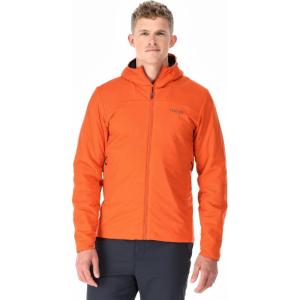 Rab Men’s Xenair Alpine Light Hooded Insulated Jacket for Hiking & Mountaineering(Firecracker)