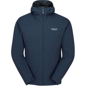 Rab Men’s Xenair Alpine Light Hooded Insulated Jacket for Hiking & Mountaineering(Tempest Blue)