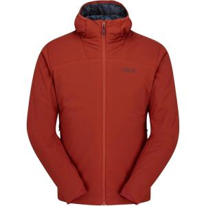 Rab Men’s Xenair Alpine Light Hooded Insulated Jacket for Hiking & Mountaineering(Tuscan Red)