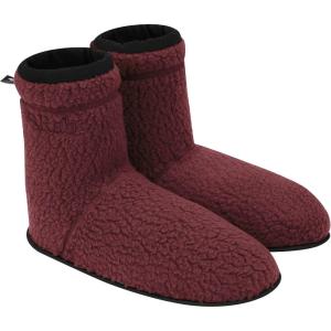Rab Outpost Hut Boot Fleece Booties for Camping, Climbing, and Skiing(Oxblood Red)