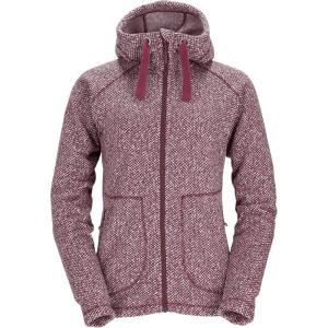 Rab Women’s Amy Hoodie, Full-Zip Casual Lightweight Fashion Sweater-Knit Fleece(Rioja)