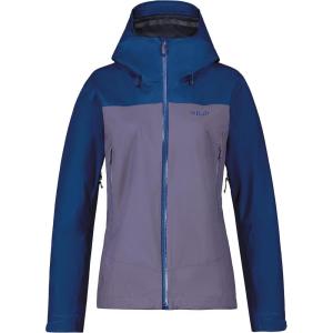 Rab Women’s Arc Eco Waterproof Breathable Jacket for Hiking & Skiing(Patriot Blue/Purple Sage)