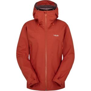 Rab Women’s Arc Eco Waterproof Breathable Jacket for Hiking & Skiing(Tuscan Red)