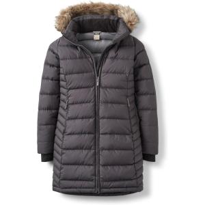 Rab Women’s Deep Cover 700-Fill Long Down Parka Winter Coat for Hiking & Apres-Ski(Black)