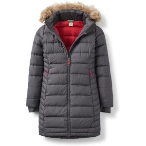 Rab Women’s Deep Cover 700-Fill Long Down Parka Winter Coat for Hiking & Apres-Ski(Graphene)