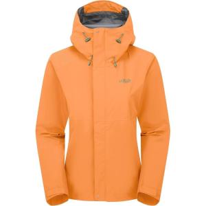 Rab Women’s Downpour Jacket – Lightweight Waterproof Hooded Coat for Hiking & Trekking(Melba)
