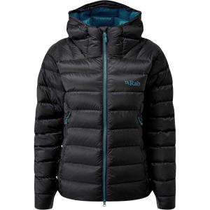 Rab Women’s Electron Pro 800-Fill Down Hooded Jacket for Climbing & Mountaineering(Beluga)