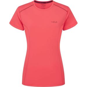 Rab Women’s Force Tee – Lightweight T-Shirt for Hiking, Climbing, & Trail Running(Hibiscus)