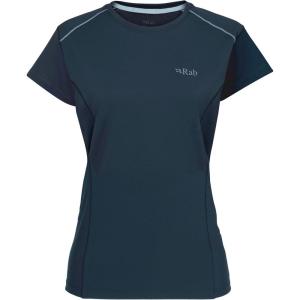 Rab Women’s Force Tee – Lightweight T-Shirt for Hiking, Climbing, & Trail Running(Tempest Blue)
