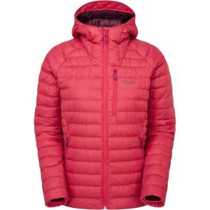 Rab Women’s Microlight Alpine 700-Fill Down Hooded Puffer Jacket for Hiking & Skiing(Watermelon)