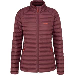 Rab Women’s Microlight Down Jacket – 700-Fill Down Puffer Coat for Hiking & Skiing(Deep Heather)