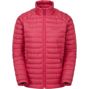 Rab Women’s Microlight Down Jacket – 700-Fill Down Puffer Coat for Hiking & Skiing(Watermelon)