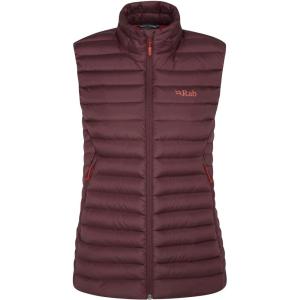 Rab Women’s Microlight Down Vest – Insulated Lightweight Gilet for Hiking, Trekking, & Skiing(Deep Heather)