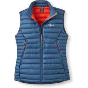 Rab Women’s Microlight Down Vest – Insulated Lightweight Gilet for Hiking, Trekking, & Skiing(Orion Blue)